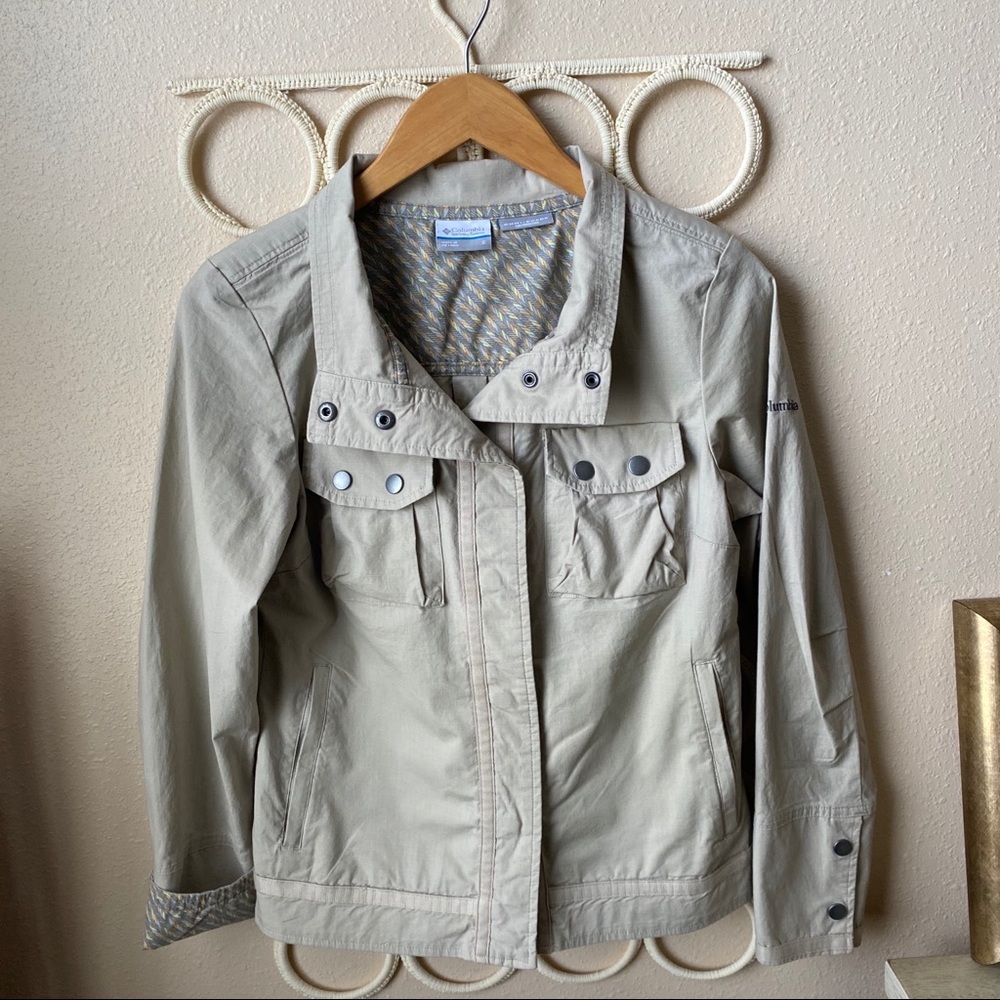 Columbia Khaki Utility Jacket